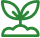 Seedling in soil icon
