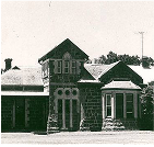 Black and white photograph of the original Yeowarra homestead.